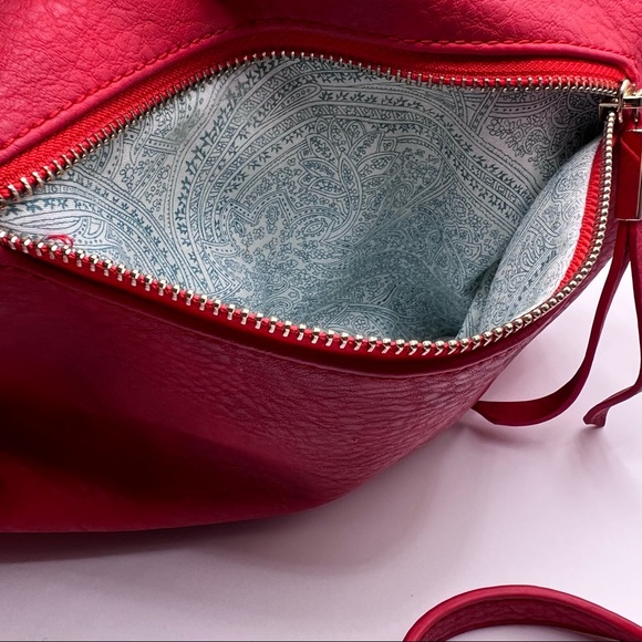 Shiraleah Red Vegan Leather Crossbody Purse - Picture 4 of 7